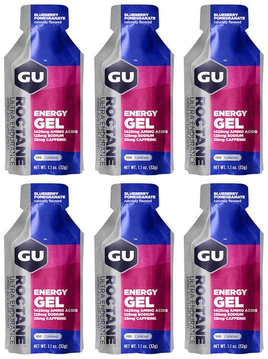 Gu roctane energy gel (contains caffeine) 6x32g