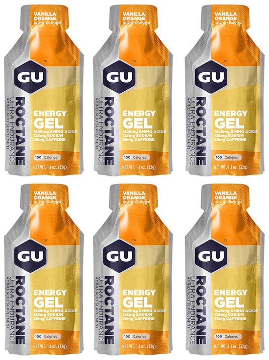 Gu roctane energy gel (contains caffeine) 6x32g