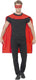 Smiffys rode cape en oogmasker superheld | one size | carnaval kostuum | verkleedkleding