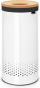 Brabantia wasmand - met deksel - 35 l - white kurken deksel