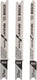 Bosch - 3-delige decoupeerzaagbladenset u-schacht (2; u 1 bif); (1; u 1 aof)