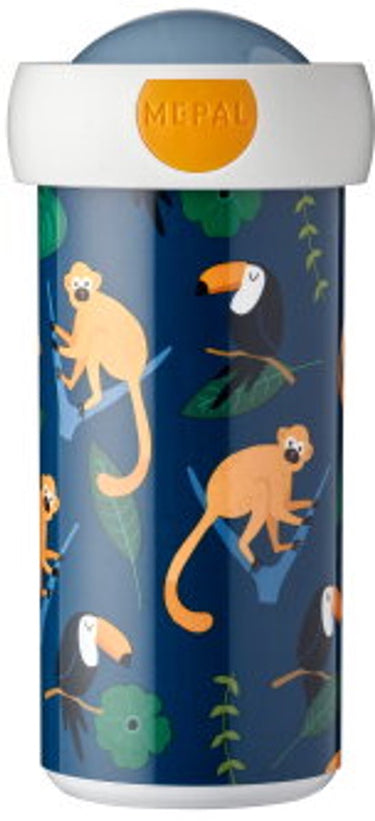 Mepal schoolbeker campus - 300 ml - sluit goed af - drinkbeker voor kinderen - jungle