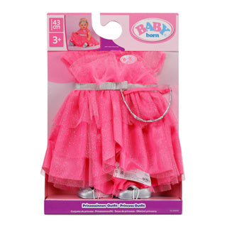 Afbeelding laden in galerijviewer, Baby born princess outfit 43cm | 2 stuks
