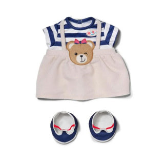 Load image into Gallery viewer, Baby born bear teddy outfit dress | 2 stuks
