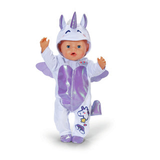 Puch baby born unicorn onesie 43 cm | 2 stuks