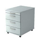 Bach mobiel ladenblok hammerer 1606 bo melamine 428x800x512mm 4 laden grijs