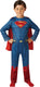 Rubies rubie's verkleedpak justice league superman junior blauw mt 104