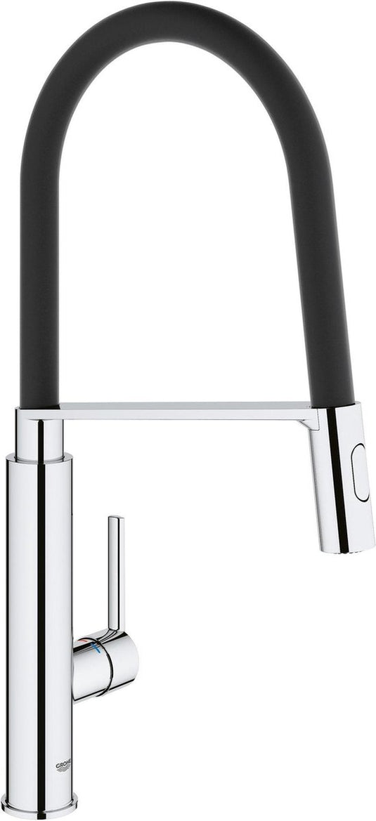 Grohe quickfix feel professional keukenkraan - hoge draaibare uitloop - 2 straalopties - chroom