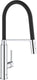 Grohe quickfix feel professional keukenkraan - hoge draaibare uitloop - 2 straalopties - chroom