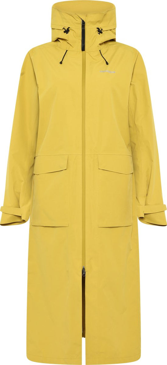 Didriksons nadja wns parka l 4 dames outdoorjas - yellow pollen