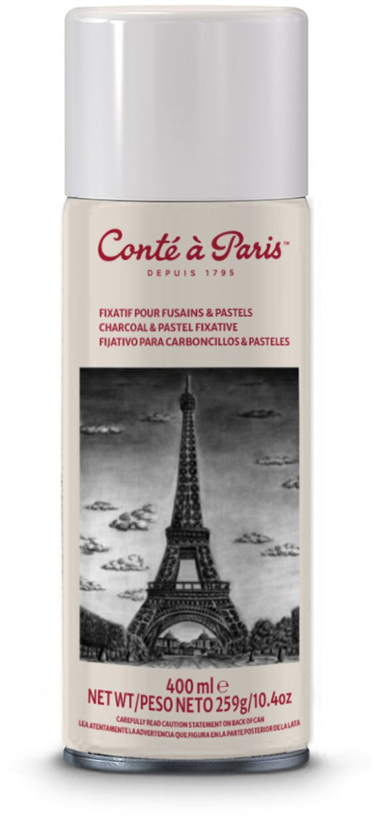 Conté à paris 50243 fixatief spray 400 ml | fixeerspray voor pastel, houtskool tekeningen