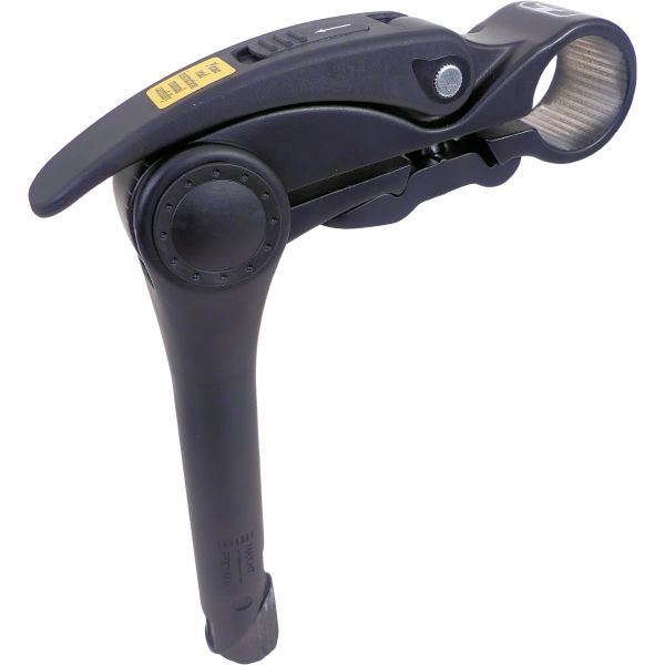 Load image into Gallery viewer, Bikkel Stuurpen verstelbaar 25.4mm 31.8ø zwart 180mm in doos
