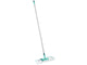 Leifheit profi vloerwisser xl micro duo - 42 cm wisbreedte - stalen steel 140 cm - 360° draaibare scharnier - click system