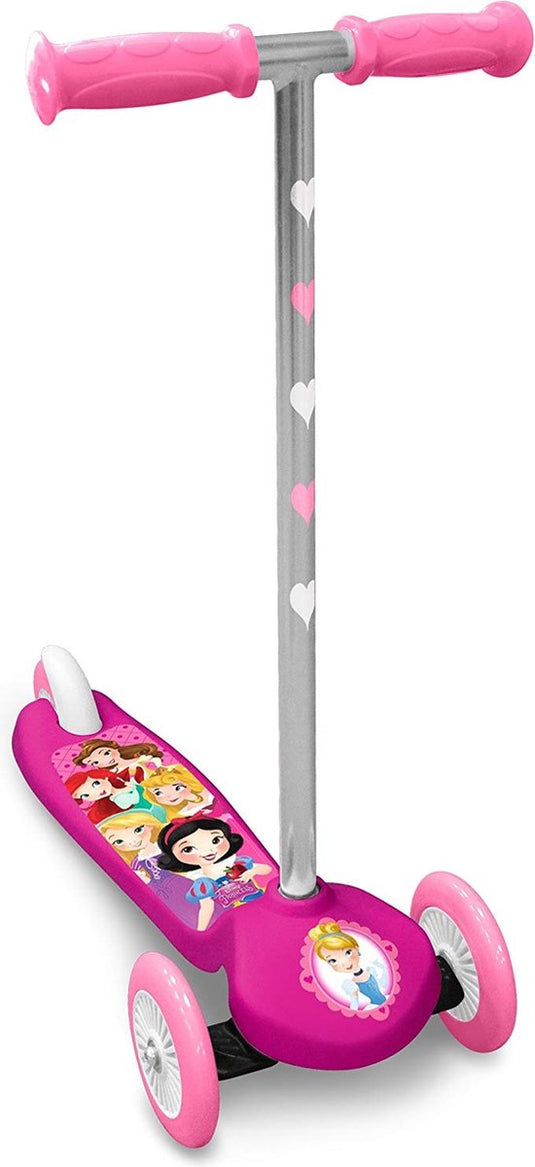 Princess 3-wiel kinderstep voetrem meisjes roze