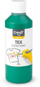 Creall tex - textiel- stoffenverf - groen - 250ml - machine wasbaar na fixatie - voor t-shirts, jeans, schoenen, stoffen tassen, meubels en auto-interieurs hemelbekleding - gemaakt in nl - glutenvrij