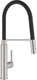 Grohe quickfix feel professional keukenkraan - hoge draaibare uitloop - 2 straalopties - rvs