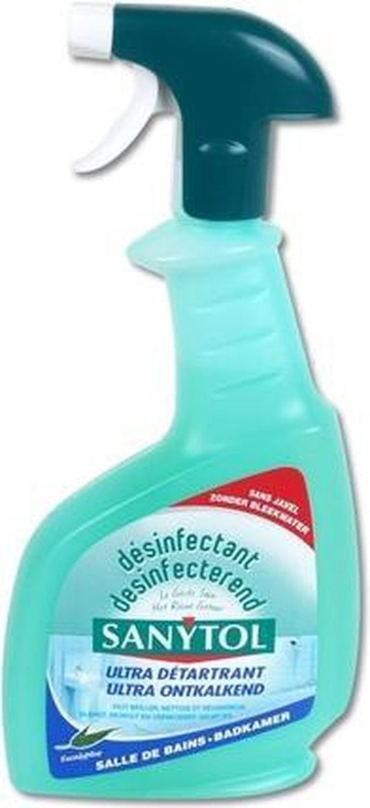 Sanytol reinigende en desinfecterende badkamerspray - 500ml - antibacterieel