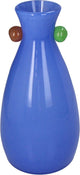 Hd collection vaas glas blauw 16x16x31,5cm