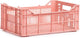 Urban proof fietskrat helsinki kunststof 7l warm roze 30x20x11 cm