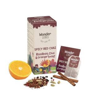 Wonder leaves bio ft spicy red chai (25x 1,8gr)