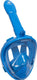 Sea turtle snorkelmasker - snorkel - duikbril - snorkelset - full face masker - kinderen - blauw - xs