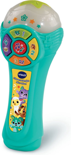 Vtech baby dierenvriendjes microfoon - interactieve microfoon - educatief baby speelgoed - licht geluidseffecten - vanaf 1 jaar