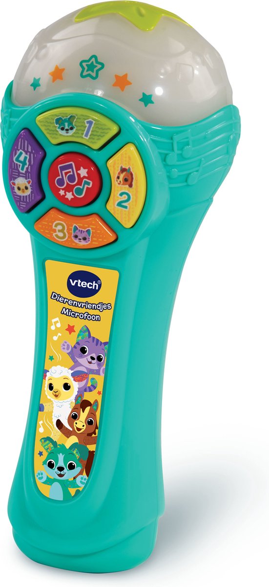 Chargez l'image dans la visionneuse de la galerie, Vtech baby dierenvriendjes microfoon - interactieve microfoon - educatief baby speelgoed - licht geluidseffecten - vanaf 1 jaar
