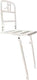 Voordrager 28 wit aluminium