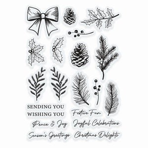 Tonic studios • timeless tidings stamp set