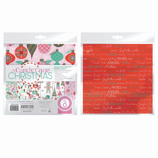 Tonic studios • a candy cane christmas art pad 20,3x20,3cm