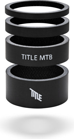 Title mtb headset spacer kit carbon 1 1 8