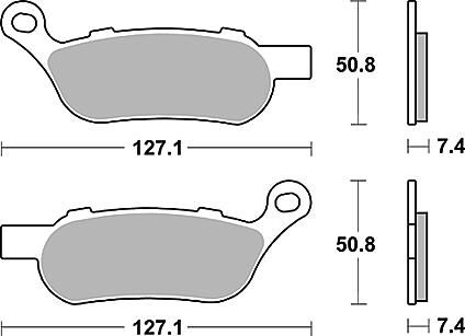 Trw remblokken mcb 814 brake pad mcb 814 sh sintered metal