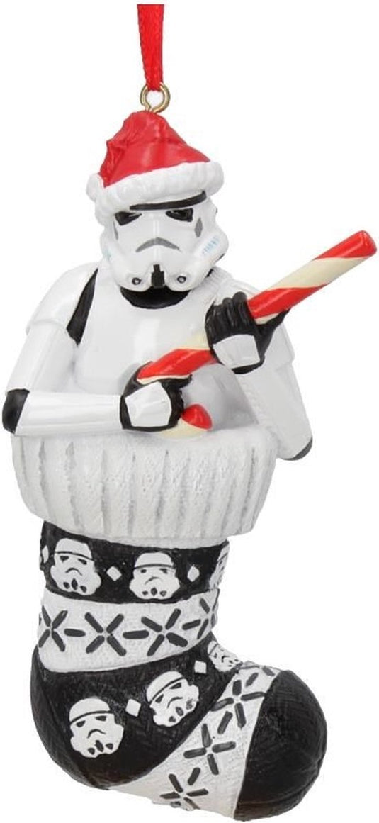 Nemesis now - star wars kerstbal - stormtrooper in stocking