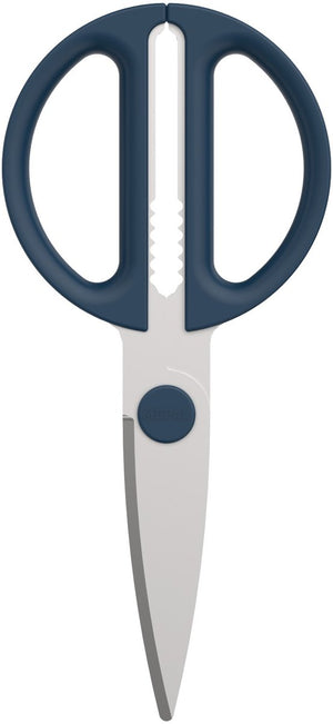 Mepal schaar chef it - keukenschaar - extra functie voor het kraken van noten of openen van een dop - ergonomisch handvat - keukengerei - navy