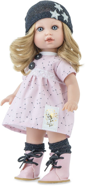 Marina pau marina - pau pop petit soleil carol 30cm - speelgoedpop multicolor.