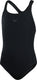 Speedo endurance+ medalist meisjes sportbadpak - kleurvast badpak meisjes - chloorbestendig zwempak meisjes - sportbadpak kids met medalist-rug - zwart - maat 152