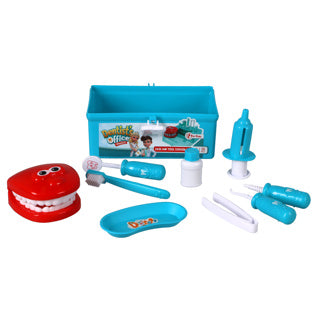 ギャラリービューアに画像をロードする, Toi-toys tandartskoffer met accessoires 10-delig | 2 stuks

