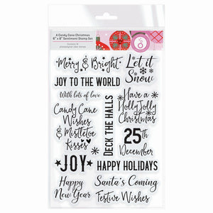 Tonic studios • a candy cane christmas stamp set sentiments