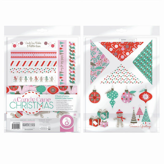 Tonic studios • a candy cane christmas topper set