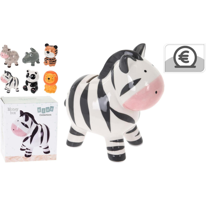 Cargue la imagen en el visor de la galería, Home styling spaarpot dieren 6 assorti spaarpot dieren aardewerk 6 assorti
