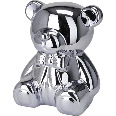 Home styling spaarpot beer zilver goud 2 assorti