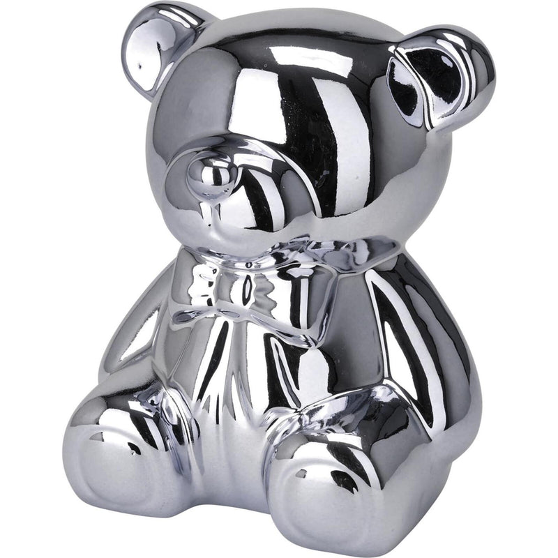 Laden Sie das Bild in Galerie -Viewer, Home styling spaarpot beer zilver goud 2 assorti
