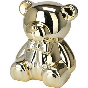 Home styling spaarpot beer zilver goud 2 assorti