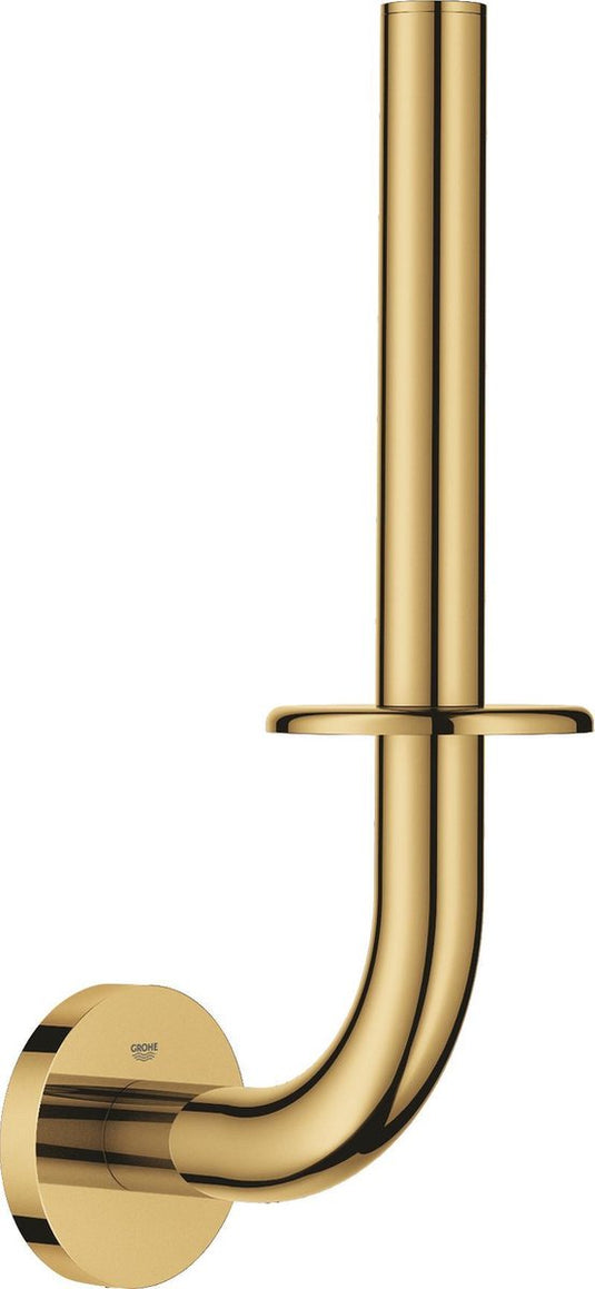 Grohe essentials reserverolhouder - wc-rol houder voor 1 rol - cool sunrise (glanzend goud) - metaal