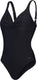Speedo shaping cross knot 1 piece dames sportbadpak - zwart