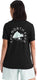 The north face w monte regular short sleeve tee-graphic dames outdoorshirt - tnf zwart