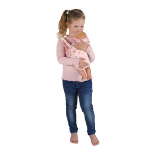 My beautiful dolls room poppendraagzak roze bloem | 3 stuks