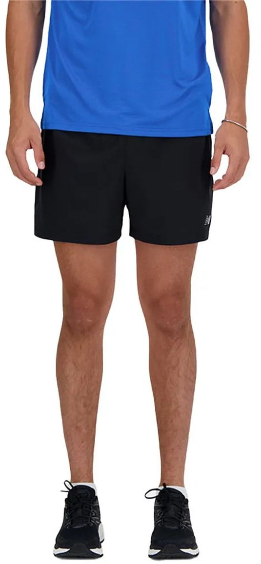 New balance sport essential short 5 heren sportbroek - black
