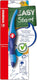 Stabilo easyoriginal - ergonomische rollerball - rechtshandig - blauwe inkt - navulbaar - blauw