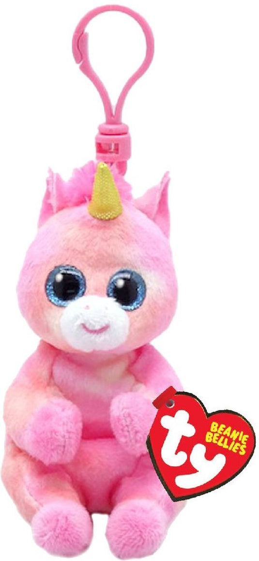 Ty beanie babies bellies clip knuffel unicorn skylar 10 cm